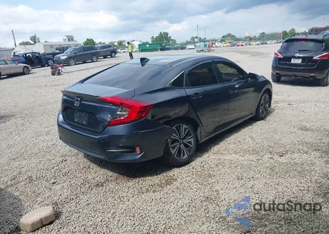 2018 Honda Civic Ex-T from USA, damaged, VIN 2HGFC1F36JH646179
